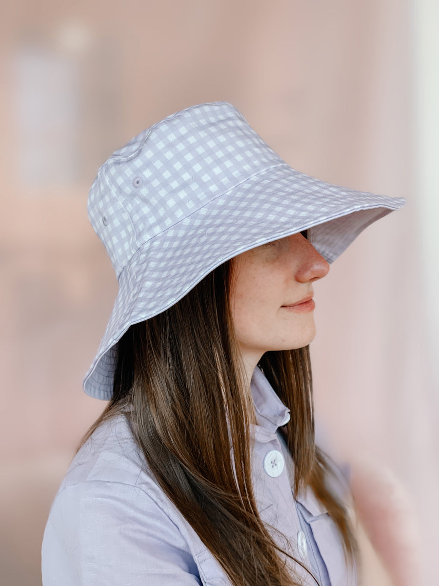 Lilac Reversible Bucket Hat - voksenmodel