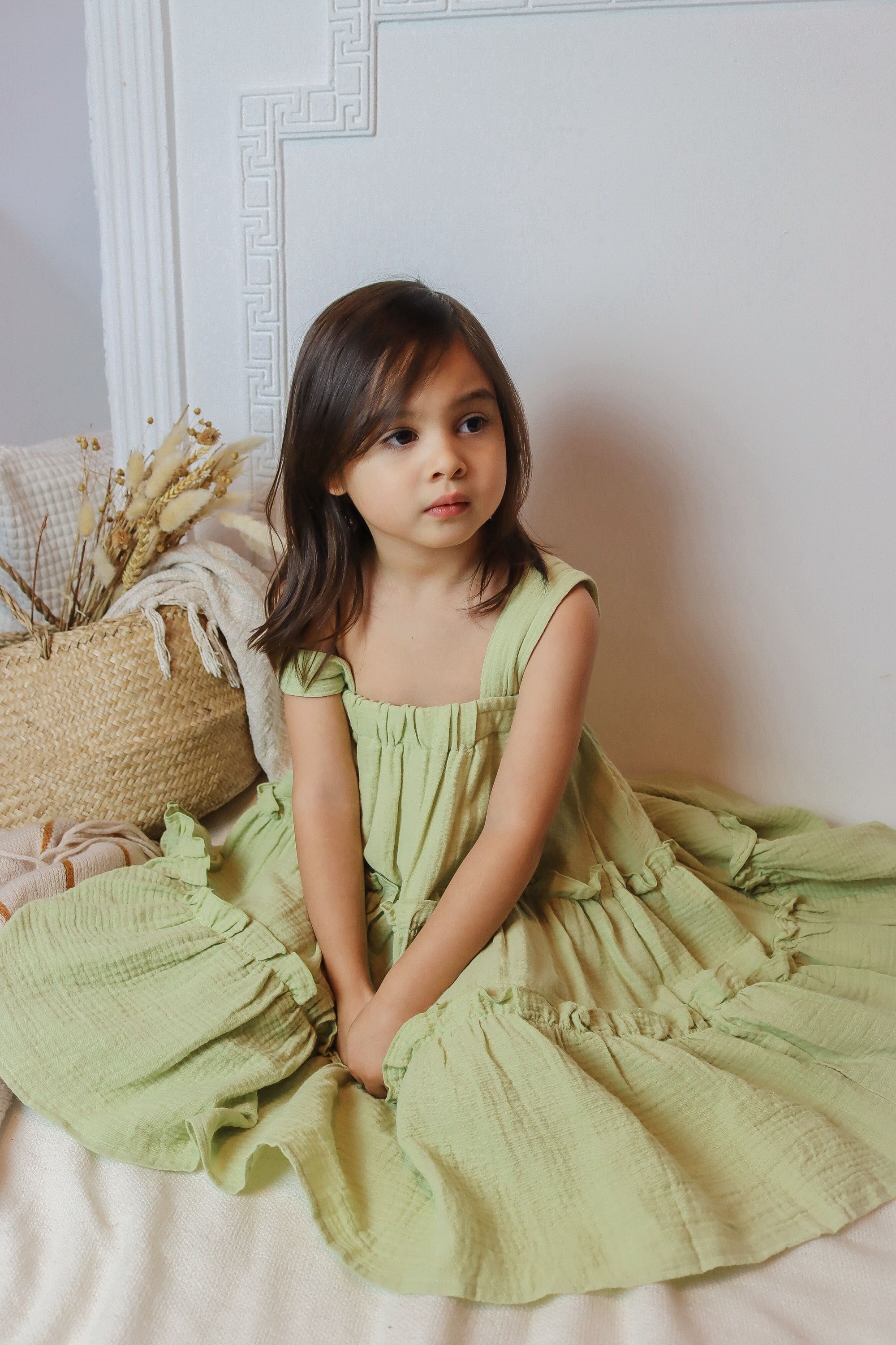 Lola Pistachio Dress