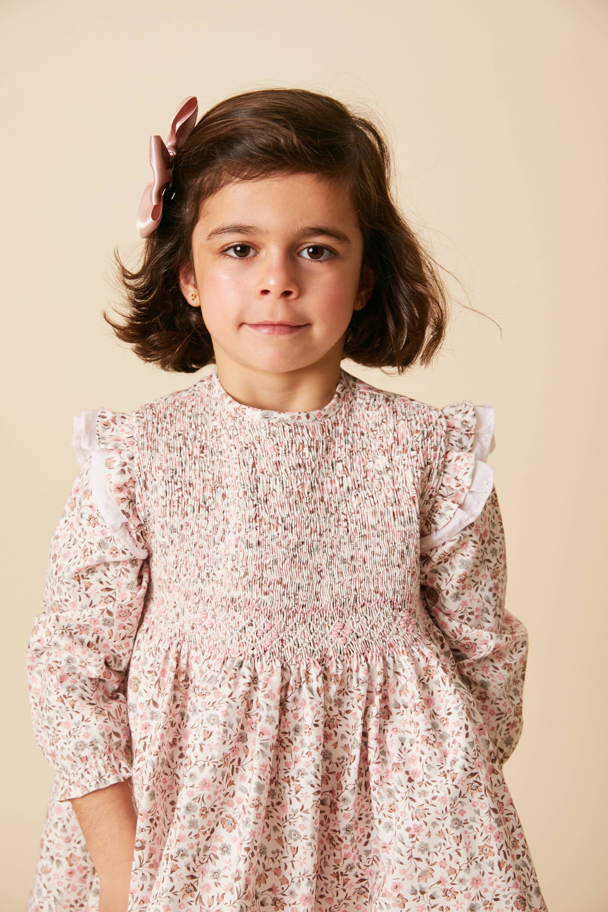 Camellia Floral Smock Dress